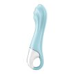 Satisfyer - Air Pump Vibrator 5+ blue - Pumpás, vízálló, app-vezérelt, g-pontos