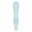 Satisfyer - Air Pump Vibrator 5+ blue - Pumpás, vízálló, app-vezérelt, g-pontos