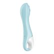 Satisfyer - Air Pump Vibrator 5+ blue - Pumpás, vízálló, app-vezérelt, g-pontos