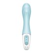 Satisfyer - Air Pump Vibrator 5+ blue - Pumpás, vízálló, app-vezérelt, g-pontos