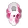 Satisfyer - Cloud Dancer red print - két motorral felszerelt, 11 léghullámos, 12 vibrátoros funkcióval