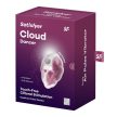 Satisfyer - Cloud Dancer red print - két motorral felszerelt, 11 léghullámos, 12 vibrátoros funkcióval