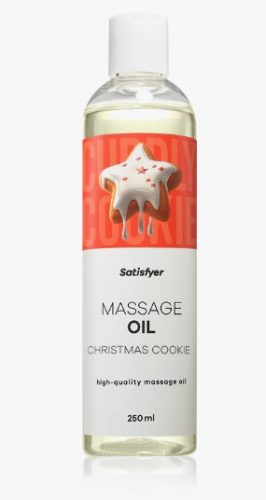 Satisfyer - Massage Oil, 250 ml - Christmas Cookie - Karácsonyi masszázsolaj 