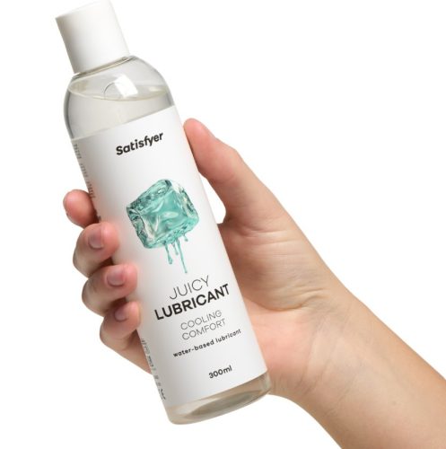 Satisfyer Juicy Lubricant Cooling Comfort – hűsítő vízbázisú síkosító (300 ml)