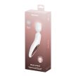 Wand-erland White/Rosegold – újratölthető wand masszírozó 50 rezgésbeállítással