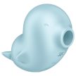 Satisfyer Sassy Seal – 2 az 1-ben léghullámos csiklóizgató és vibrátor – türkiz