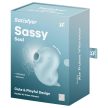 Satisfyer Sassy Seal – 2 az 1-ben léghullámos csiklóizgató és vibrátor – türkiz