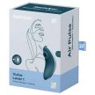 Satisfyer Vulva Lover 1 – 2 az 1-ben akkus léghullámos csiklóizgató és vibrátor – kék