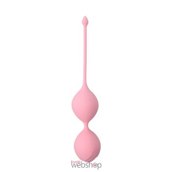   See You In Bloom Duo Balls 36 mm Pink - Rózsaszín, szilikon gésagolyó hüvely-súlyokkal