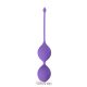 See You In Bloom Duo Balls 36 mm Purple - Lila, szilikon gésagolyó hüvely-súlyokkal