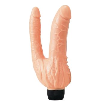   Vinyl P-Shape Vibrator 7 kétágú G-pont vibrátor – szabályozható rezgésű vibrátor