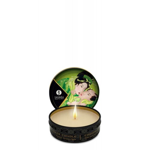 Shunga Mini Massage Candle 30ml/1oz Zenitude / Exotic Green Tea- Zöld tea illatú masszázsgyertya