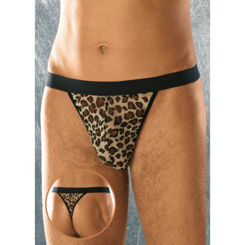  Softline - Thong 4457 panther/SL - Leopárdos férfi tanga