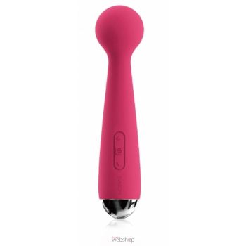   Svakom - Mini Emma Plum Red - Prémium minőségű, Piros Wand, 5 rezgési funkciós masszírozó