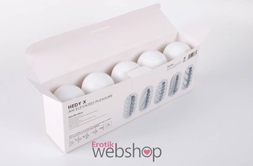 Svakom - Hedy X Mixed Textures 5 pcs - Prémium minőségű, maszturbációs tojások férfiaknak 5 db.