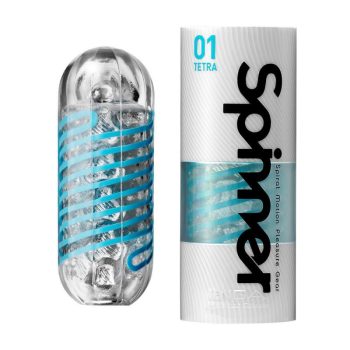  Tenga Spinner 01 Tetra - maszturbátor férfiaknak Puha, zselés anyagból