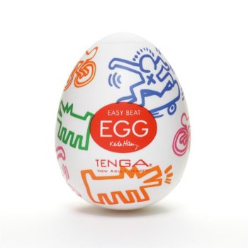 KEITH HARING EGG Street - Maszturbációs tojás