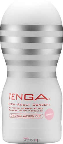 TENGA ORIGINAL VACUUM CUP GENTLE -  Férfi kényeztető, Air-Tech, szívó hatással