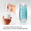  Tenga Spinner 04 PIXEL - maszturbátor férfiaknak Puha, zselés anyagból