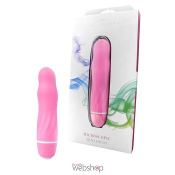   Seven Creations Vibe Therapy Microscopic Mini Deco Pink- Kis méretű, ergonómialiag kialakított rózsaszín vibrátor