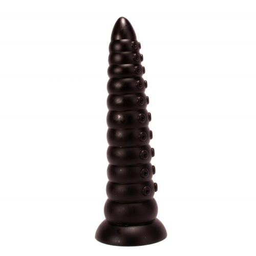 X-MEN 11.6 inch Butt Plug Black - Letapasztható anál dildo 29,5 cm