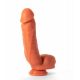 X-MEN 8.5" Dildo Colours Pleasure Flesh 3 - Herés, letapasztható, dildó