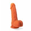 X-MEN 7.5" Dildo Colours Pleasure Flesh 1 - Letapasztható, herés, műpénisz
