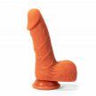X-MEN 7.5" Dildo Colours Pleasure Flesh 1 - Letapasztható, herés, műpénisz