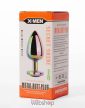 X-MEN Secret Shine Metal Butt Plug Rainbowheart  Plug M - Többszínű, Szív alakú análdugó
