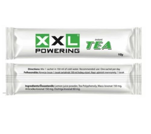 XXL POWERING POTENCIANÖVELŐ INSTANT TEA -választható kiszerelés 1 DB tasak / 10db-doboz 