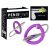 You2Toys Penis Plug + Silicone Glans Ring - Húgycső tágító, makkra helyezhető gyűrűvel