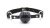  EwToys- Black Ball Gag - Fekete szájpecek